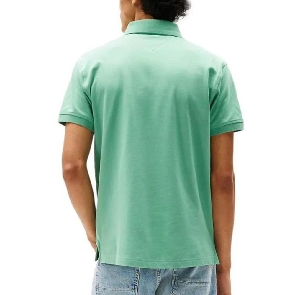 NWT Tommy Hilfiger Men's XXL Green Regular Fit Polo Shirt Cotton - Picture 2 of 12